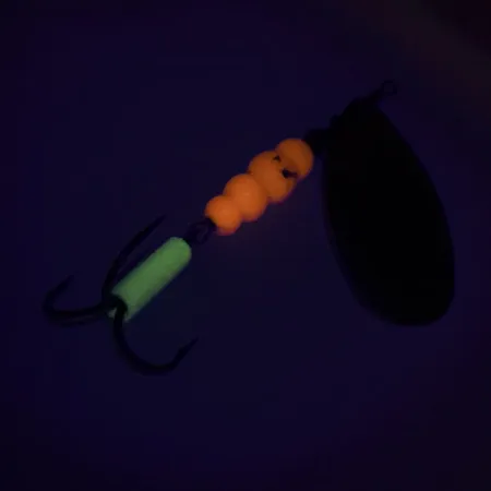 Mepps Aglia 5 UV Spinner, Goud, 14g, UV-reactief, #9322