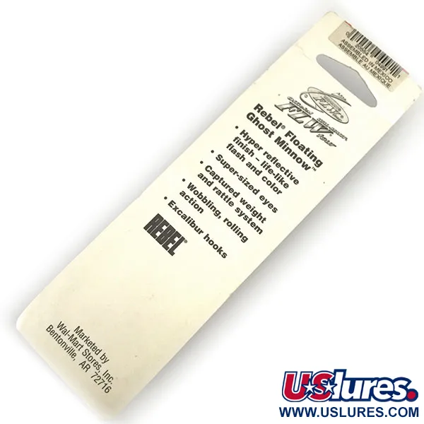 Rebel Floating Ghost Minnow Plug, Forel, 7g, Ratel, #9301