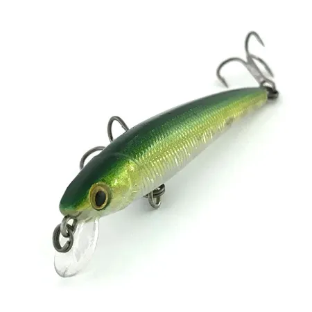Matzuo Phantom Minnow Plug, Rainbow Green, 4g, Suspending, #9474
