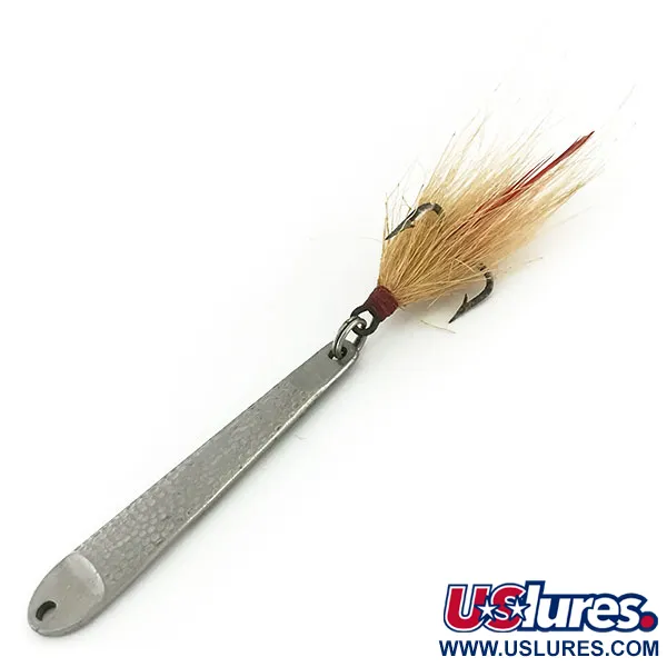 Hopkins No=Eql 2 Lepel, Hammered Nickel, 14g, Bucktail-Dreg, #9341