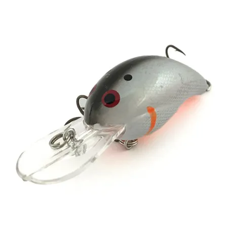 Bandit 200 Dieplopende Crankbait, Zilver-Oranje, 8,5g, Ratel, #9351
