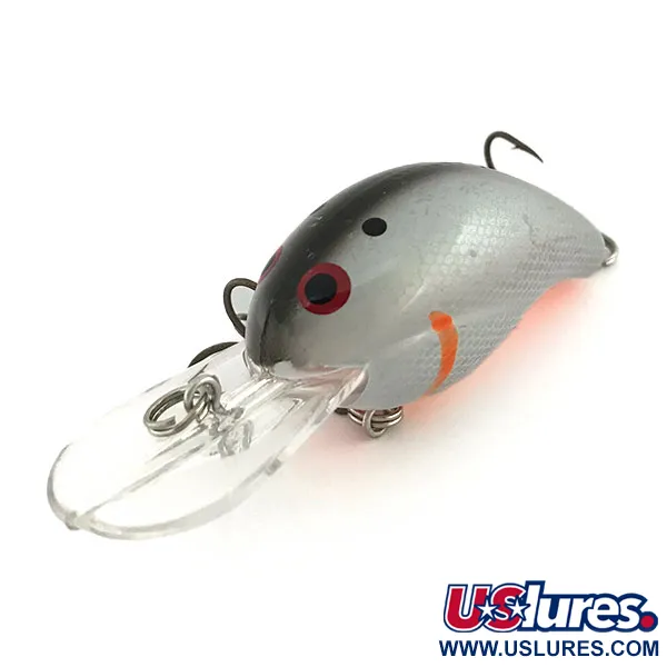 Bandit 200 Dieplopende Crankbait, Zilver-Oranje, 8,5g, Ratel, #9351