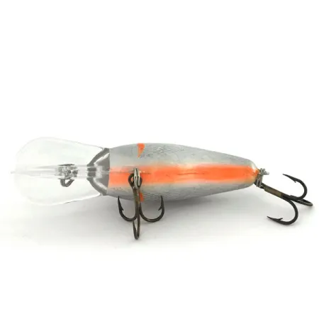 Bandit 200 Dieplopende Crankbait, Zilver-Oranje, 8,5g, Ratel, #9351