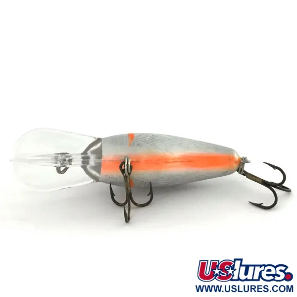 Bandit 200 Dieplopende Crankbait, Zilver-Oranje, 8,5g, Ratel, #9351