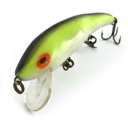 Cotton Cordell Ripplin Red Fin Plug, Lime/Parel, 10.6g, Ondiep, #9354