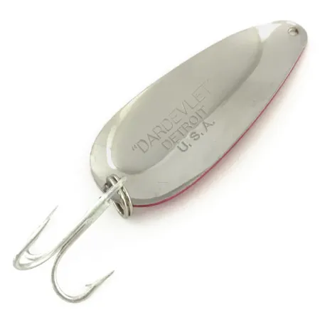 Dardevle Dardevlet Lepel, Rood / Wit / Nikkel, 21g, Detroit, #9356