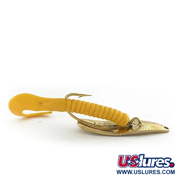 Mepps Timber Doodle 0 Lepel, Goud, 8g, Wierloos-Ontwerp, #9359