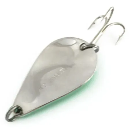 Acme K.O. Wobbler Glow Lepel, Wit/Groen, 21g, Sonic Tail, #9370