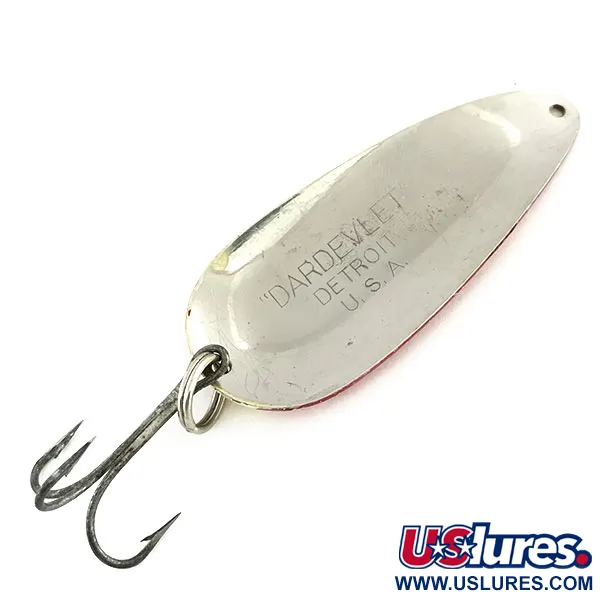 Eppinger Dardevle Dardevlet Lepel, Nikkel/Rood, 21g, Vintage, #9376