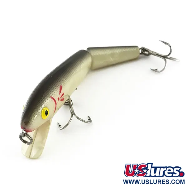 Cotton Cordell Red Fin Jointed Plug, White Pearl, 10.5g, #9382