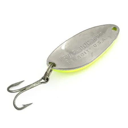 Eppinger Dardevle Devle Dog 5200 Lepel, Nickel/Chartreuse, 7g, #9384