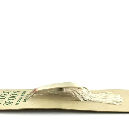 Hydro Lures Weedless Hydro Spoon, Wit / Zwart, 14g, Wiervrij, #9466