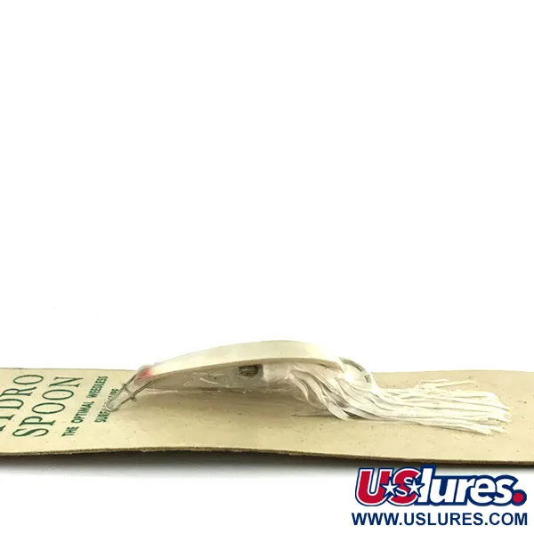 Hydro Lures Weedless Hydro Spoon, Wit / Zwart, 14g, Wiervrij, #9466