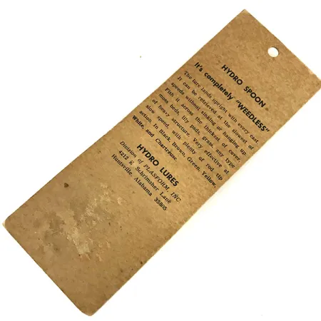 Hydro Lures Weedless Hydro Spoon Lepel, Geel/Zwart, 17g, wierloos, #9468