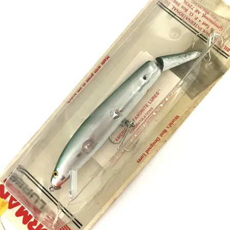 Bill Norman Jointed Plug, Mirror Silver / Groen, 21g, #9471