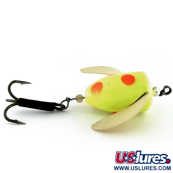 Shur Strike Spin-n-Glo UV Kunstaas, Geel/Rood, 8g, UV-actief, #9477