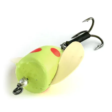 Shur Strike Spin-n-Glo UV Kunstaas, Geel/Rood, 8g, UV-actief, #9477