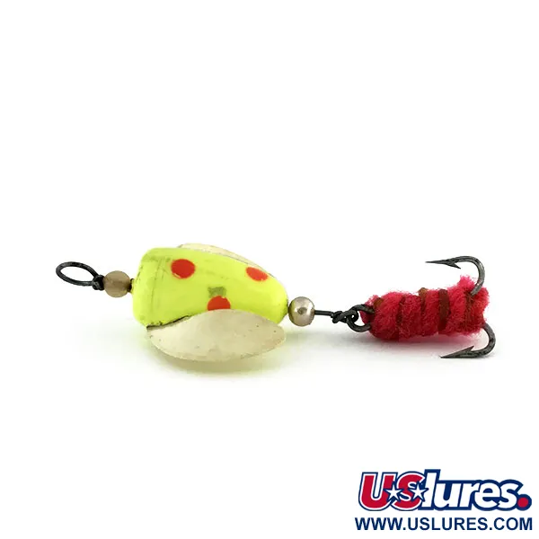 Shur Strike Spin-n-Glo UV Kunstaas, Geel/Rood, 3.6g, UV-actief, #9479