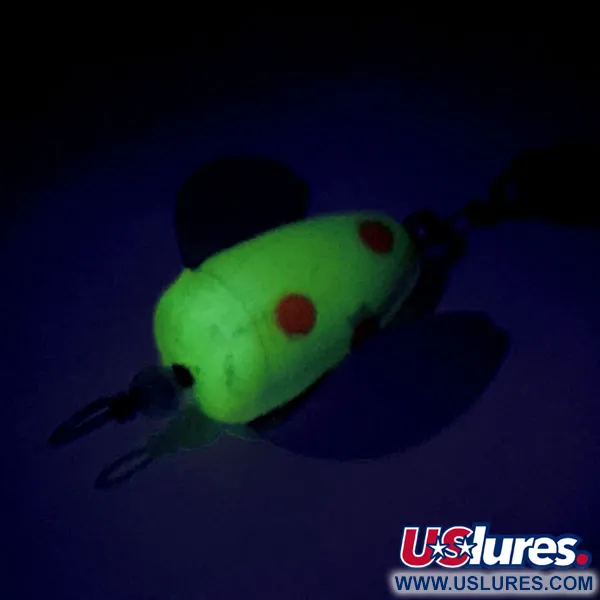 Shur Strike Spin-n-Glo UV Kunstaas, Geel/Rood, 3.6g, UV-actief, #9479