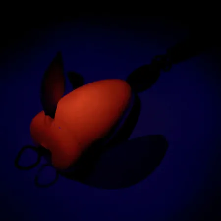 Shur Strike Spin-n-Glo Kunstaas, Roze, 7g, UV-actief, #9523