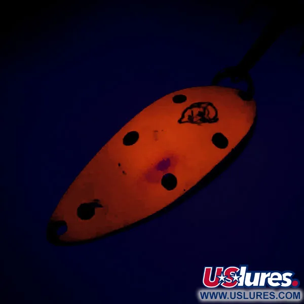 Dardevle Devle Dog 7700 Lepel, Rood/Zwart/Nikkel, 14g, UV-actief, #9532