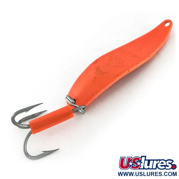 Mepps Syclops 1 Lepel, Fluorescerend Oranje/Zwart, 12g, #9536