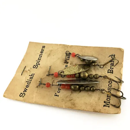 Swedish Swing Morosco Brand Spinner, Nikkel / Messing, 7g, Vintage, #9539