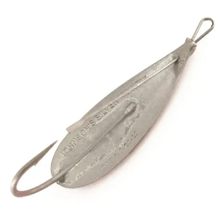 Weedless Johnson Silver Minnow Lepel, Rood/Wit/Zilver, 9g, #9542