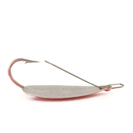 Weedless Johnson Silver Minnow Lepel, Rood/Wit/Zilver, 9g, #9542
