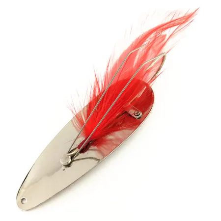 Eppinger Weedless Dardevle Lepel, Gehamerd zilver, 28g, #9543