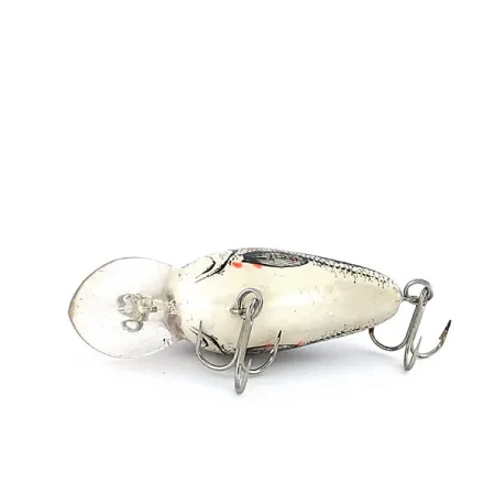 Bomber Fat A B04F Crankbait, Zilver/Zwart, 5.5g, Diepgang 1.8m, #9549