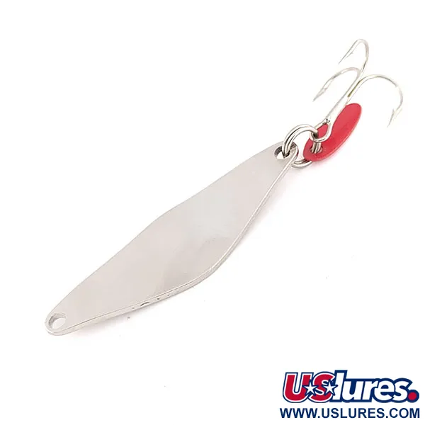 Bay de Noc Do-Jigger Lepel, Nikkel, 10g, Rode Lokvlag, #9551