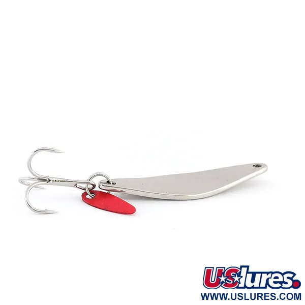 Bay de Noc Do-Jigger Lepel, Nikkel, 5g, Rood Lokblad, #9564