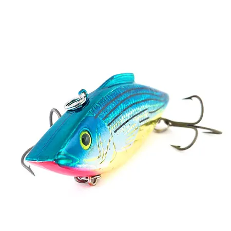 Bill Lewis Rat-L-Trap Lipless Crankbait, Blauw/Goud, 14g, #9578