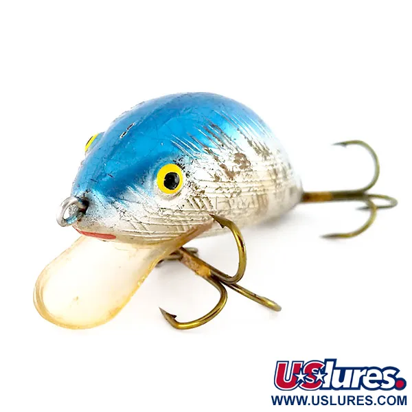 Norman Plug, Zilver/Blauw, 5.5g, drijvend, #9595