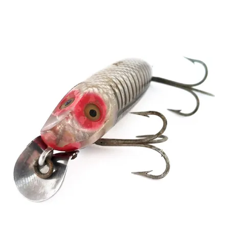 Heddon River Runt Spook Floating Kunstaas, Zilver/Rood, 12g, #9596