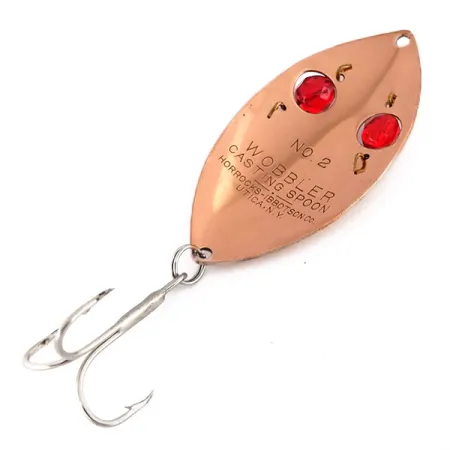 Horrocks-Ibbotson Wobbler Lepel, Koper/Rode Ogen, 23g, #9599