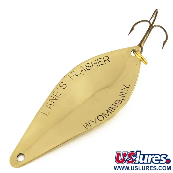Lanes Tackle & Bait Lane's Flasher Lepel, Goud, 14g, #9601