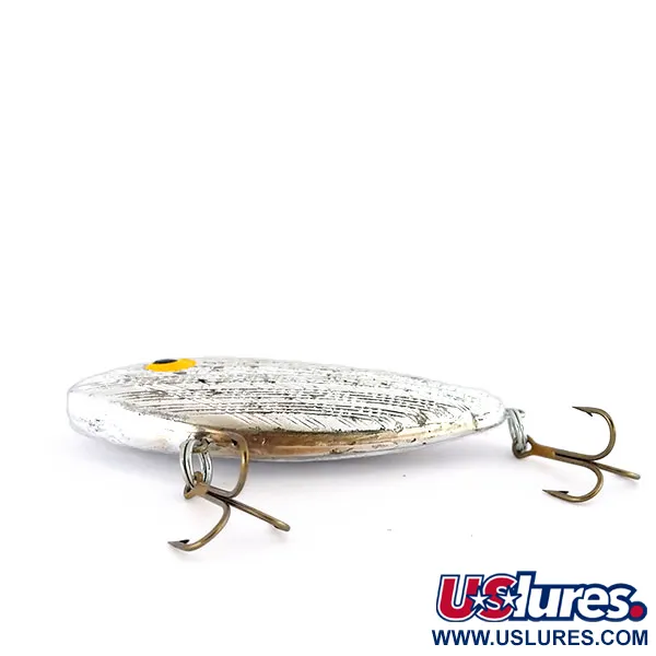 Rebel Wiggle Shad Zinkende Rattlebait, Zilver, 7g, Vintage, #9603