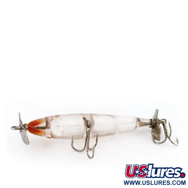 Cotton Cordell Boy Howdy Propbait, Transparent, 9g, Dubbele propeller, #9604