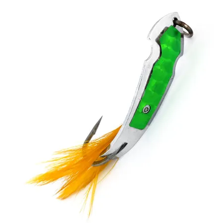 Tony Accetta Pet Spoon 13 Lepel, Nikkel / Groen, 5g, Veren, #9609