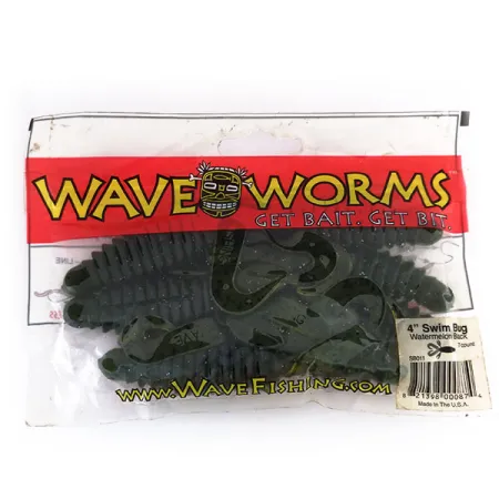 Wave Worms Swim Bug softbait 7stuks