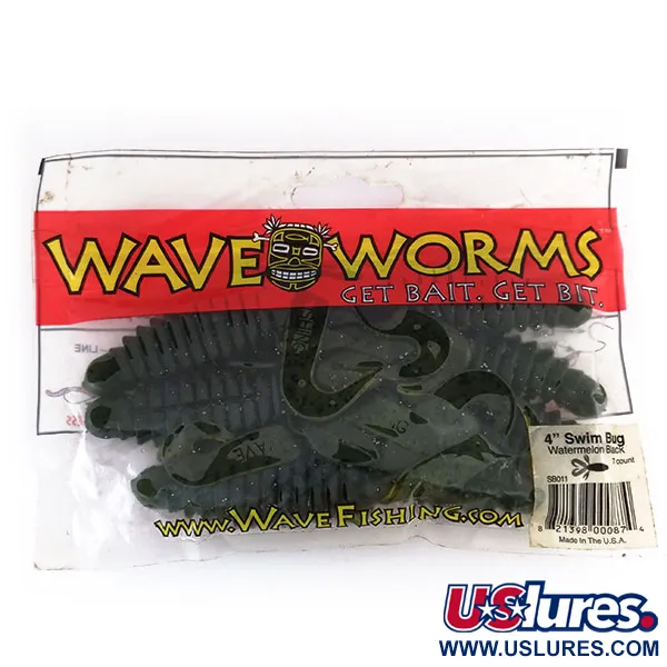 Wave Worms Swim Bug softbait 7stuks