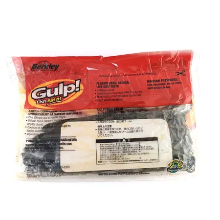 Berkley Gulp Softbait, Green Pumpkin, 10cm, Biologisch Afbreekbaar, #9616