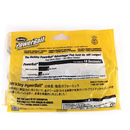 Berkley Power Worm Softbait, Motor Oil, 18cm, Curly Tail, #9623