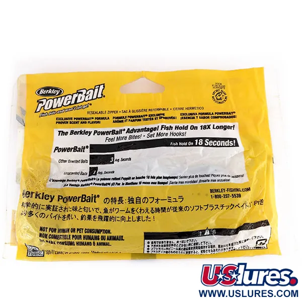 Berkley Power Worm Softbait, Motor Oil, 18cm, Curly Tail, #9623