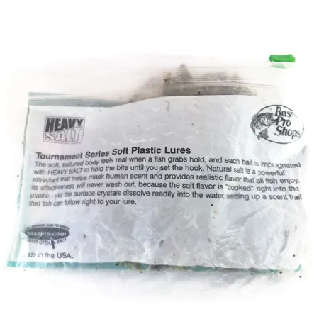 Bass Pro Shops Caterpillar Stud Tube, Green Pumpkin, 8st, #9625