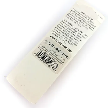 Luhr Jensen P.J.POP Popper, Parel / Rood, 17g, Handgemaakt, #9635