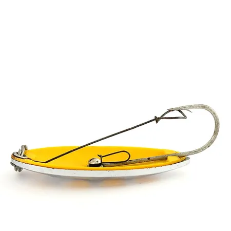 South Bend Sun Spot Lepel, Nikkel / Geel, 14g, geperforeerd, #9652