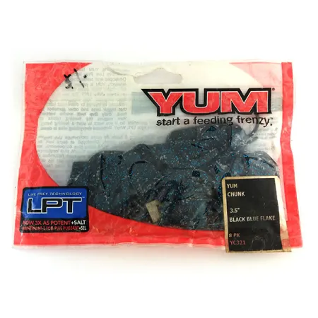 YUM Chunk softbait, Crawdad, 9cm, LPT-zout, #9656